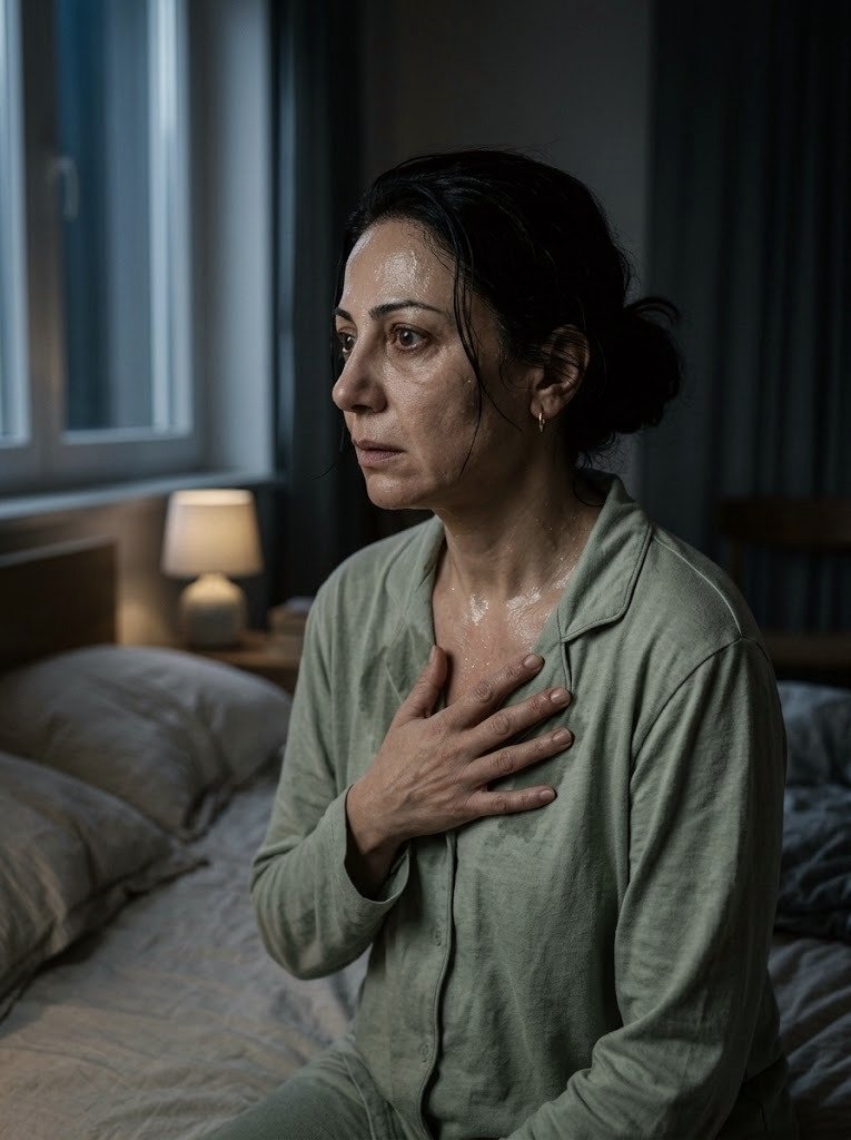 Gece 03:00'te uyanan bir kadın
